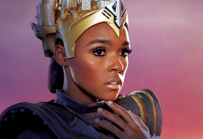 JANELLE-MONAE - mushrooms and roses