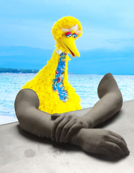 URS FISCHER  MERMAID / PIG / BRO W/ HAT